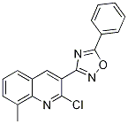 2-Chloro-8-methyl-3-(5-phenyl-1,2,4-oxadiazol-3-yl)quinolineStructure,1142201-67-9Structure 2-Chloro-8-methyl-3-(5-phenyl-1,2,4-oxadiazol-3-yl)quinoline Structure,1142201-67-9Structure