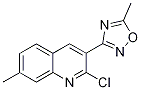 2-Chloro-7-methyl-3-(5-methyl-1,2,4-oxadiazol-3-yl)quinolineStructure,1142201-75-9Structure 2-Chloro-7-methyl-3-(5-methyl-1,2,4-oxadiazol-3-yl)quinoline Structure,1142201-75-9Structure