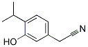 Benzeneacetonitrile, 3-hydroxy-4-(1-methylethyl)-(9ci)Structure,114649-71-7Structure Benzeneacetonitrile, 3-hydroxy-4-(1-methylethyl)-(9ci) Structure,114649-71-7Structure