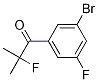 1-Propanone, 1-(3-bromo-5-fluorophenyl)-2-fluoro-2-methyl-Structure,1147871-75-7Structure 1-Propanone, 1-(3-bromo-5-fluorophenyl)-2-fluoro-2-methyl- Structure,1147871-75-7Structure