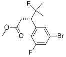 Benzenepropanoic acid, 3-bromo-5-fluoro-β-(1-fluoro-1-methylethyl)-, methyl ester, (βS)-Structure,1147871-79-1Structure Benzenepropanoic acid, 3-bromo-5-fluoro-β-(1-fluoro-1-methylethyl)-, methyl ester, (βS)- Structure,1147871-79-1Structure