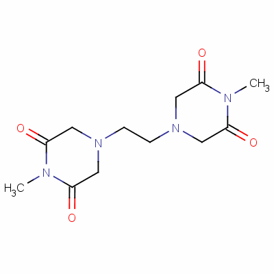 2,6-Piperazinedione,4,4-(1,2-ethanediyl)bis[1-methyl-Structure,1155-54-0Structure 2,6-Piperazinedione,4,4-(1,2-ethanediyl)bis[1-methyl- Structure,1155-54-0Structure