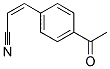 2-Propenenitrile, 3-(4-acetylphenyl)-, (z)-(9ci)Structure,115665-83-3Structure 2-Propenenitrile, 3-(4-acetylphenyl)-, (z)-(9ci) Structure,115665-83-3Structure