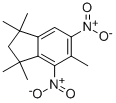 1,1,3,3,5-Pentamethyl-4,6-dinitroindaneStructure,116-66-5Structure 1,1,3,3,5-Pentamethyl-4,6-dinitroindane Structure,116-66-5Structure