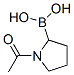 Boronic acid, (1-acetyl-2-pyrrolidinyl)-(9ci)Structure,116150-20-0Structure Boronic acid, (1-acetyl-2-pyrrolidinyl)-(9ci) Structure,116150-20-0Structure