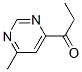 1-Propanone, 1-(6-methyl-4-pyrimidinyl)-(9ci)Structure,116186-30-2Structure 1-Propanone, 1-(6-methyl-4-pyrimidinyl)-(9ci) Structure,116186-30-2Structure