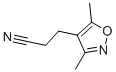 3-(3,5-Dimethylisoxazol-4-yl)propanenitrileStructure,116422-98-1Structure 3-(3,5-Dimethylisoxazol-4-yl)propanenitrile Structure,116422-98-1Structure