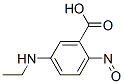 Benzoic acid, 5-(ethylamino)-2-nitroso-(9ci) Structure,116548-70-0Structure