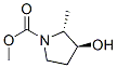 1-Pyrrolidinecarboxylicacid,3-hydroxy-2-methyl-,methylester,trans-(9ci)Structure,116700-17-5Structure 1-Pyrrolidinecarboxylicacid,3-hydroxy-2-methyl-,methylester,trans-(9ci) Structure,116700-17-5Structure
