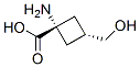 Cyclobutanecarboxylic acid, 1-amino-3-(hydroxymethyl)-, trans-(9ci) Structure,116823-32-6Structure