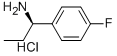 (1R)-1-(4-fluorophenyl)propylamine-hcl Structure,1169576-95-7Structure