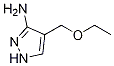 4-(Ethoxymethyl)-1h-pyrazol-3-amineStructure,1170043-91-0Structure 4-(Ethoxymethyl)-1h-pyrazol-3-amine Structure,1170043-91-0Structure