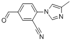 Benzonitrile, 5-formyl-2-(4-methyl-1H-imidazol-1-yl)-Structure,1170735-10-0Structure Benzonitrile, 5-formyl-2-(4-methyl-1H-imidazol-1-yl)- Structure,1170735-10-0Structure