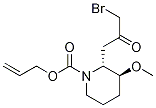 Trans-2-(3-bromo-2-oxopropyl)-3-methoxy-1-piperidinecarboxylic acid 2-propenyl esterStructure,117348-70-6Structure Trans-2-(3-bromo-2-oxopropyl)-3-methoxy-1-piperidinecarboxylic acid 2-propenyl ester Structure,117348-70-6Structure