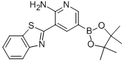 3-(2-Benzothiazolyl)-5-(4,4,5,5-tetramethyl-1,3,2-dioxaborolan-2-yl)-2-pyridinamineStructure,1175274-83-5Structure 3-(2-Benzothiazolyl)-5-(4,4,5,5-tetramethyl-1,3,2-dioxaborolan-2-yl)-2-pyridinamine Structure,1175274-83-5Structure