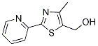 5-Thiazolemethanol, 4-methyl-2-(2-pyridinyl)-Structure,1175795-51-3Structure 5-Thiazolemethanol, 4-methyl-2-(2-pyridinyl)- Structure,1175795-51-3Structure