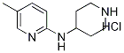 5-Methyl-n-(piperidin-4-yl)pyridin-2-amine hydrochlorideStructure,1185320-00-6Structure 5-Methyl-n-(piperidin-4-yl)pyridin-2-amine hydrochloride Structure,1185320-00-6Structure