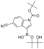 1-Boc-5-cyanoindole-3-boronic acid pinacol esterStructure,1185427-07-9Structure 1-Boc-5-cyanoindole-3-boronic acid pinacol ester Structure,1185427-07-9Structure