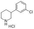 3-(3-Chlorophenyl)piperidine hydrochlorideStructure,1187172-76-4Structure 3-(3-Chlorophenyl)piperidine hydrochloride Structure,1187172-76-4Structure