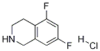 5,7-Difluoro-1,2,3,4-tetrahydro-isoquinoline hydrochlorideStructure,1187174-14-6Structure 5,7-Difluoro-1,2,3,4-tetrahydro-isoquinoline hydrochloride Structure,1187174-14-6Structure
