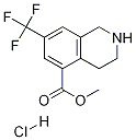 7-(三氟甲基)-1,2,3,4-四氫異喹啉-5-羧酸甲酯鹽酸鹽結(jié)構(gòu)式_1187830-67-6結(jié)構(gòu)式
