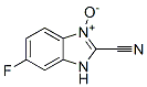 1H-benzimidazole-2-carbonitrile,6-fluoro-,3-oxide(9ci) Structure,118807-64-0Structure