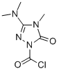 1H-1,2,4-triazole-1-carbonyl chloride, 3-(dimethylamino)-4,5-dihydro-4-methyl-5-oxo- (9ci)Structure,118846-72-3Structure 1H-1,2,4-triazole-1-carbonyl chloride, 3-(dimethylamino)-4,5-dihydro-4-methyl-5-oxo- (9ci) Structure,118846-72-3Structure