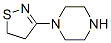 Piperazine, 1-(4,5-dihydro-3-isothiazolyl)-(9ci)Structure,118879-86-0Structure Piperazine, 1-(4,5-dihydro-3-isothiazolyl)-(9ci) Structure,118879-86-0Structure