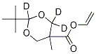 2-Tert-butyl-5-methyl-1,3-dioxane-5-carboxylic acid vinyl ester-d3Structure,1189464-68-3Structure 2-Tert-butyl-5-methyl-1,3-dioxane-5-carboxylic acid vinyl ester-d3 Structure,1189464-68-3Structure