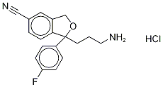 外消旋二去甲基西酞普蘭鹽酸鹽結(jié)構(gòu)式_1189694-81-2結(jié)構(gòu)式