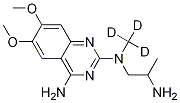 N-(4-氨基-6,7-二甲氧基喹唑啉-2-基)-N-甲基-d3-丙基烯二胺結(jié)構(gòu)式_1189922-32-4結(jié)構(gòu)式