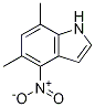 5,7-Dimethyl-4-nitro indoleStructure,1190314-35-2Structure 5,7-Dimethyl-4-nitro indole Structure,1190314-35-2Structure