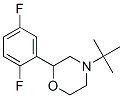 4-叔丁基-2-(2,5-二氟苯基)-嗎啉結(jié)構(gòu)式_119508-55-3結(jié)構(gòu)式