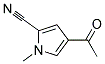 1H-pyrrole-2-carbonitrile, 4-acetyl-1-methyl-(9ci) Structure,119580-83-5Structure