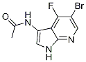 N-(5-溴-4-氟-1H-吡咯并[2,3-B]吡啶-3-基)-乙酰胺結(jié)構(gòu)式_1196509-30-4結(jié)構(gòu)式