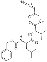Z-leu-val-gly-二氮雜甲酮結(jié)構(gòu)式_119670-30-3結(jié)構(gòu)式