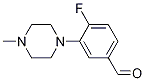 4-Fluoro-3-(4-methyl-1-piperazinyl)benzaldehyde Structure,1197193-16-0Structure