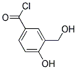 Benzoyl chloride, 4-hydroxy-3-(hydroxymethyl)-(9ci) Structure,119735-41-0Structure