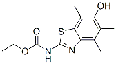 Carbamic acid, (6-hydroxy-4,5,7-trimethyl-2-benzothiazolyl)-, ethyl ester (9ci) Structure,120164-71-8Structure