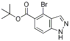 Tert-butyl 4-bromo-1h-indazole-5-carboxylate Structure,1203662-37-6Structure