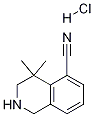 4,4-Dimethyl-1,2,3,4-tetrahydroisoquinoline-5-carbonitrile hydrochlorideStructure,1203682-69-2Structure 4,4-Dimethyl-1,2,3,4-tetrahydroisoquinoline-5-carbonitrile hydrochloride Structure,1203682-69-2Structure