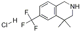 4,4-Dimethyl-6-(trifluoromethyl)-1,2,3,4-tetrahydroisoquinoline hydrochlorideStructure,1203686-10-5Structure 4,4-Dimethyl-6-(trifluoromethyl)-1,2,3,4-tetrahydroisoquinoline hydrochloride Structure,1203686-10-5Structure