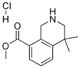 Methyl 4,4-dimethyl-1,2,3,4-tetrahydroisoquinoline-8-carboxylate hydrochlorideStructure,1203686-89-8Structure Methyl 4,4-dimethyl-1,2,3,4-tetrahydroisoquinoline-8-carboxylate hydrochloride Structure,1203686-89-8Structure