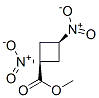 Cyclobutanecarboxylic acid, 1,3-dinitro-, methyl ester, cis-(9ci) Structure,120525-82-8Structure