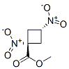 Cyclobutanecarboxylic acid, 1,3-dinitro-, methyl ester, trans-(9ci) Structure,120525-83-9Structure