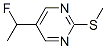 (9CI)-5-(1-氟乙基)-2-(甲基硫代)-嘧啶結(jié)構(gòu)式_120717-49-9結(jié)構(gòu)式