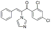 2-Propen-1-one, 1-(2,4-dichlorophenyl)-2-(1h-imidazol-1-yl)-3-phenyl-, (z)-(9ci)Structure,120758-59-0Structure 2-Propen-1-one, 1-(2,4-dichlorophenyl)-2-(1h-imidazol-1-yl)-3-phenyl-, (z)-(9ci) Structure,120758-59-0Structure