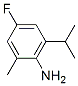 Benzenamine, 4-fluoro-2-methyl-6-(1-methylethyl)-(9ci)Structure,121286-45-1Structure Benzenamine, 4-fluoro-2-methyl-6-(1-methylethyl)-(9ci) Structure,121286-45-1Structure