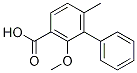 2’-Methoxy-6’-methylbiphenyl-3-carboxylic acidStructure,1215206-67-9Structure 2’-Methoxy-6’-methylbiphenyl-3-carboxylic acid Structure,1215206-67-9Structure