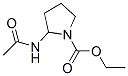 1-Pyrrolidinecarboxylicacid,2-(acetylamino)-,ethylester(9ci)Structure,121537-91-5Structure 1-Pyrrolidinecarboxylicacid,2-(acetylamino)-,ethylester(9ci) Structure,121537-91-5Structure